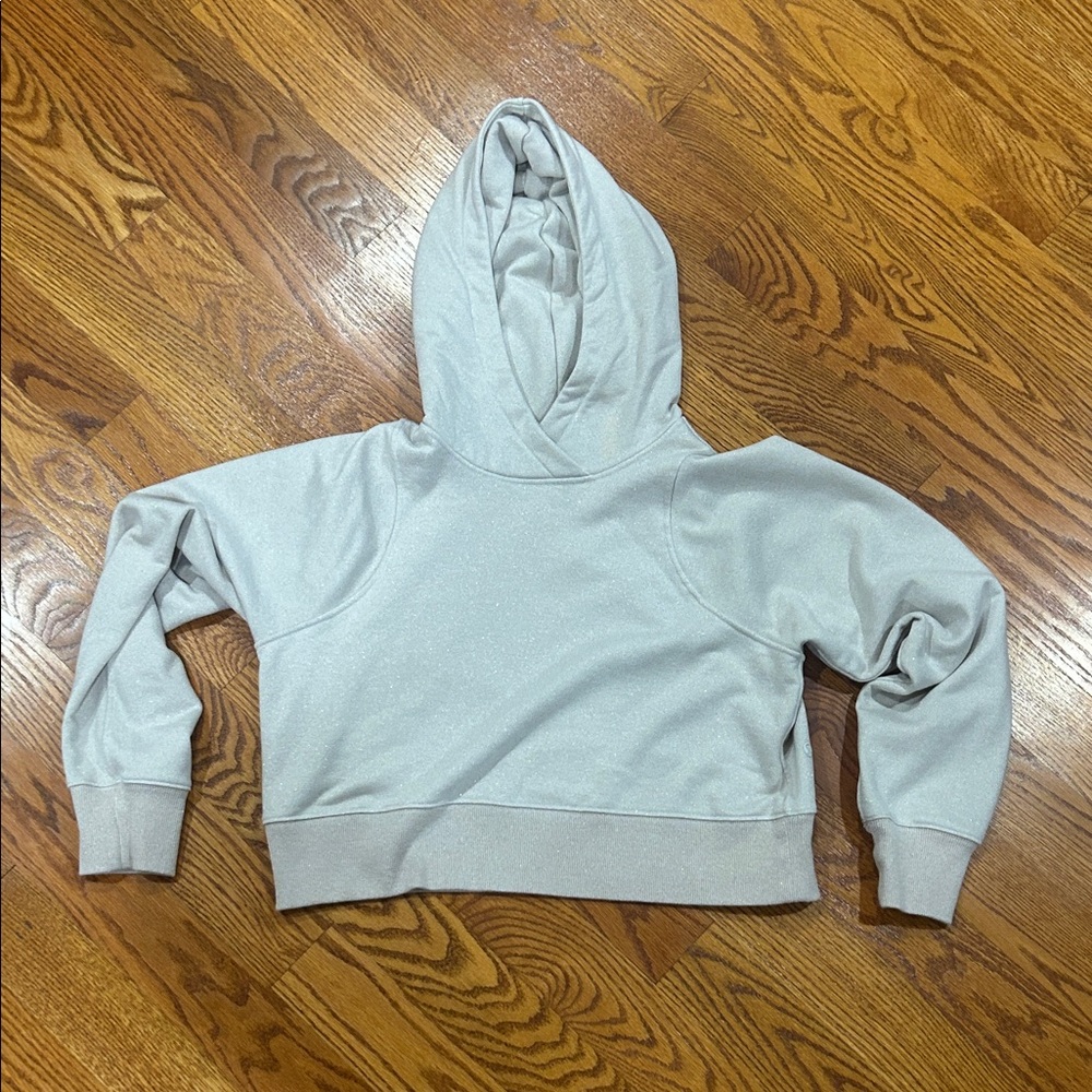 lululemon athletica Light Gray Hoodie Sweater
